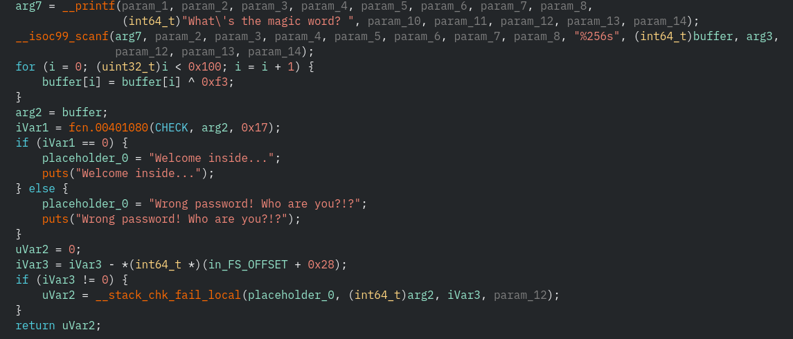 ghidra decompilation